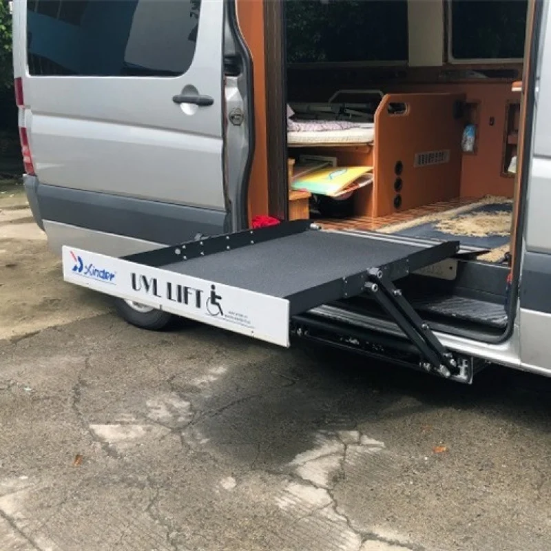 

Suitable for the side door of the business vehicle Vito M8 Sienna van, with a chassis-mounted ultra-thin wheelchair lift