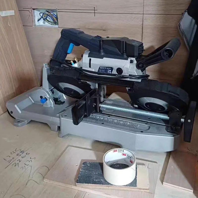 

Многофункциональная деревообрабатывающая режущая пила, 45-градусный станок для резки, аккумуляторная ленточная пила для металла, дерева