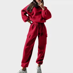 Pants Set Women Tracksuit, Conjuntos Para Mujeres 2 Piezas, Hoodies 2 Piece Set Sweatshirt Pants, Sport Running Suit Sportswear