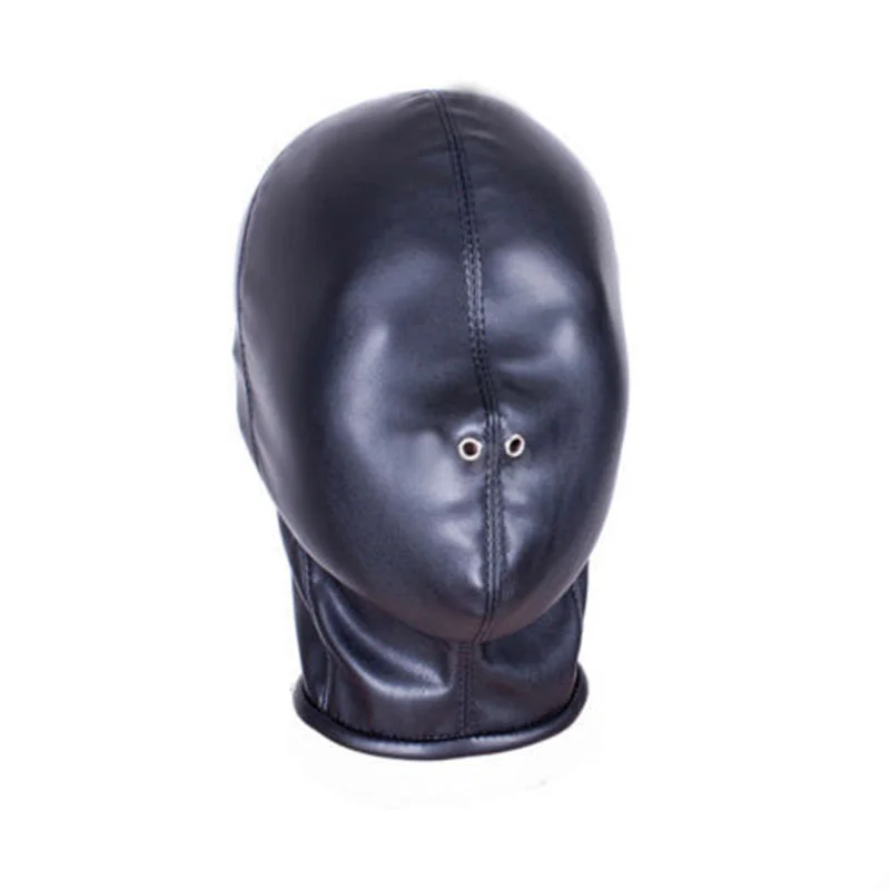 Soft PU Leather Headgear Mermaid Straitjacket Head Hood Body Harness Adjustable Leg Binder BDSM Restraint Sex Toy Slave Roleplay