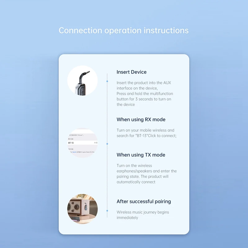 ที่ดีที่สุด-บลูทูธ 5.3 ตัวรับสัญญาณอะแดปเตอร์แจ็ค 3.5 มม.AUX อะแดปเตอร์เสียงไร้สายสําหรับรถยนต์หูฟังลําโพง