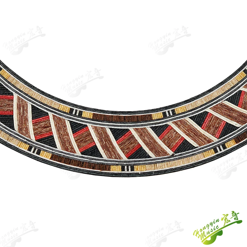 1 Stück Mundring für klassische Gitarre, Blumenmuster, Schalllochring, Massivholz-Gitarrenproduktionsmaterialien und Zubehör HUATOOL – Detail 22