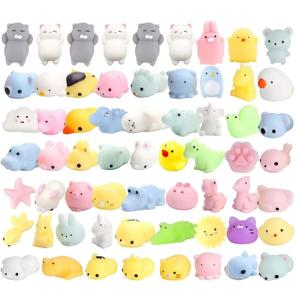 Bola antiestrés para niños, recuerdos de fiesta para apretar, juguetes para aliviar el estrés para cumpleaños, 25/50/100 Uds.