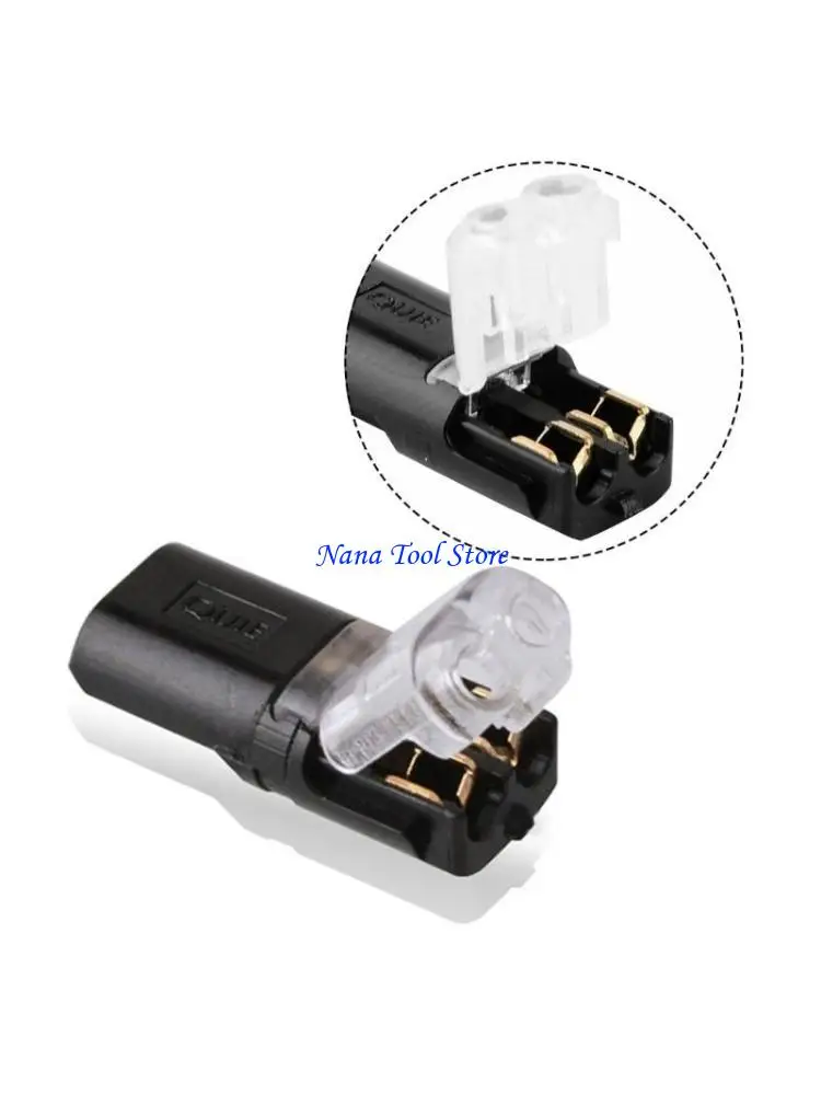 31GJ 10 Pcs Wire Cable Plug Connector Solderless Press Terminal No Stripping Required