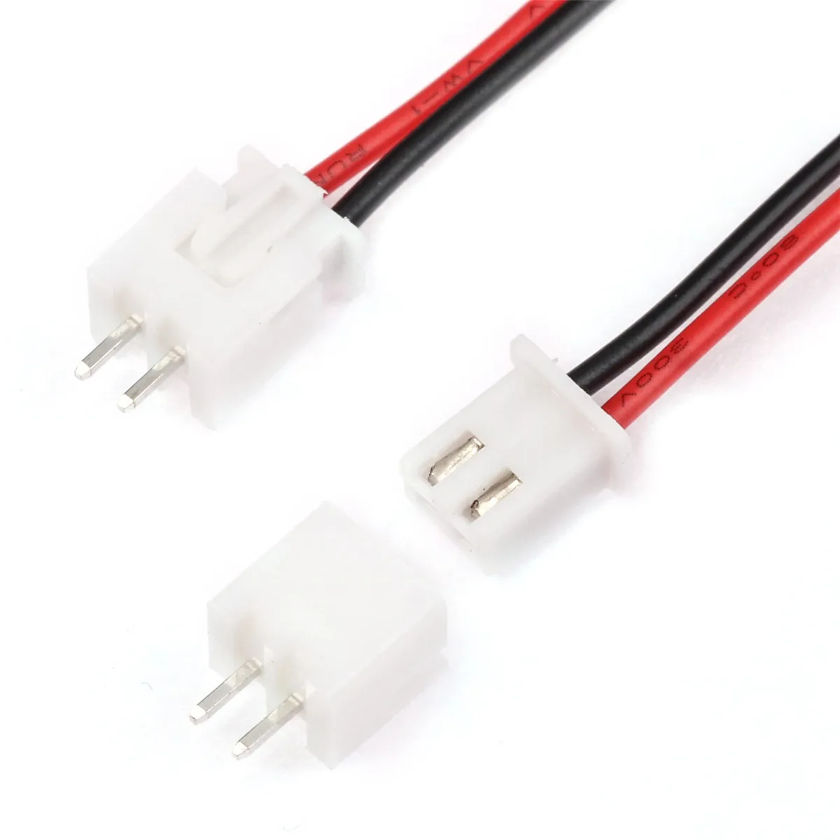 Mini conector Micro de 2 pines, 3 pines, 4 pines, JST, XH, 2,54mm con Cables de 24awg, 150mm de longitud, 10 juegos