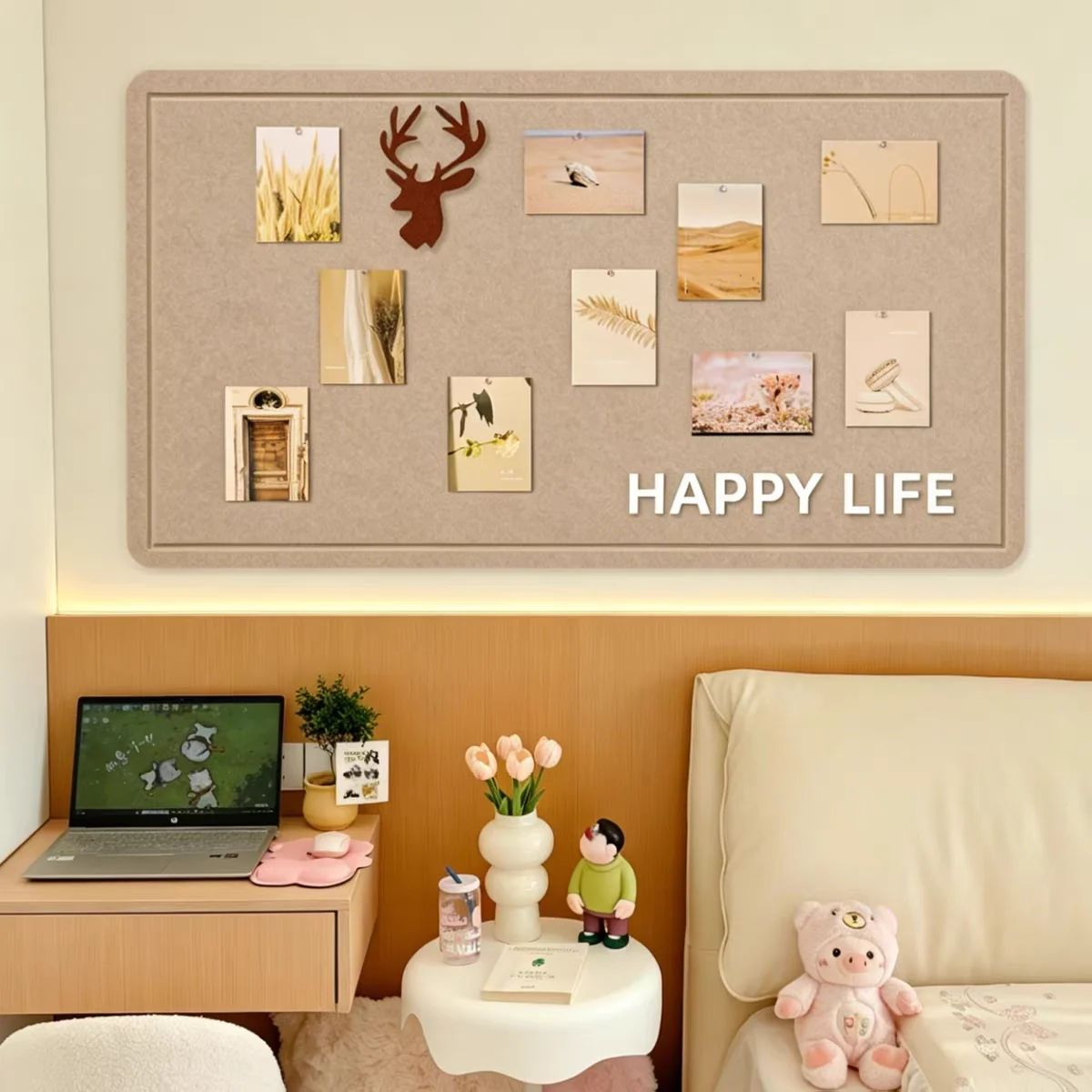 Thicken Felt Wall Sticker Bulletin Boards Multipurpose Photo Display Background Felt Decorative Boards Cork Board