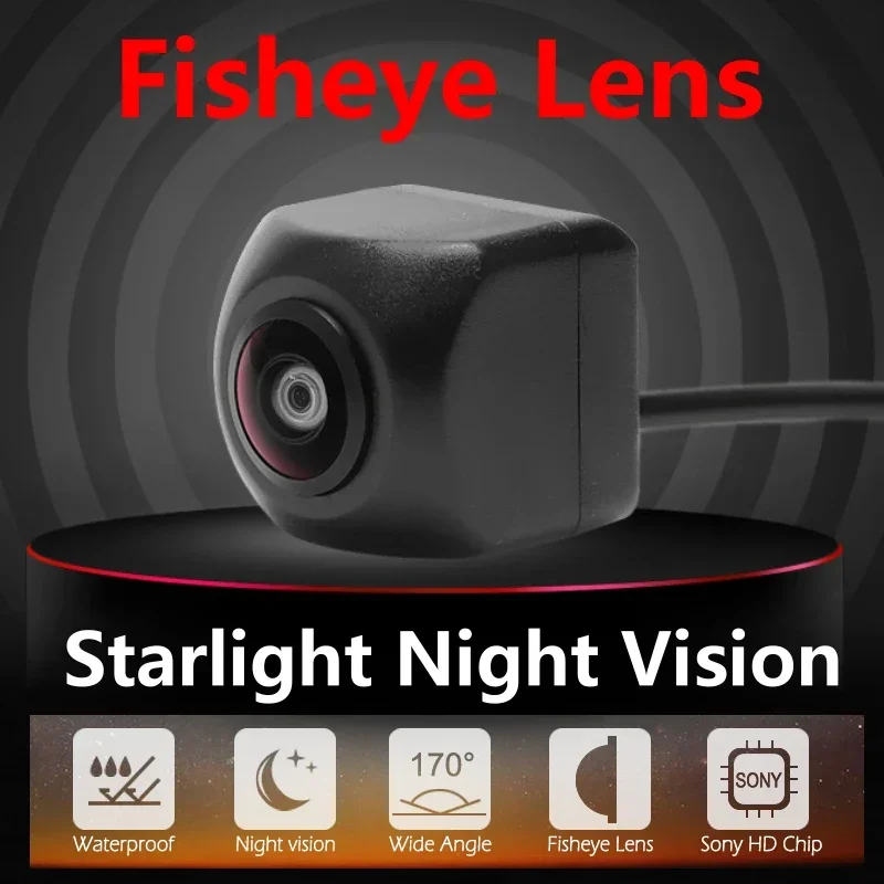 

720P 170 Degree Sony/MCCD Fisheye No AHD Lens Starlight Night Vision Car Reverse Backup Rear View Camera Parking Camera