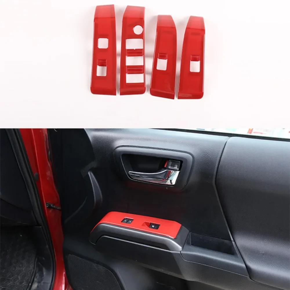 

Car front door and Rear door Lift Switch Cover For Toyota Tacoma 2016-2020 Interior Accessories