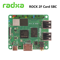 Radxa ROCK 2F 4K Card Computer RK3528A LPDDR4 Standard HDMI supporting up to 4Kp60 WiFi 6 & BT 5.4