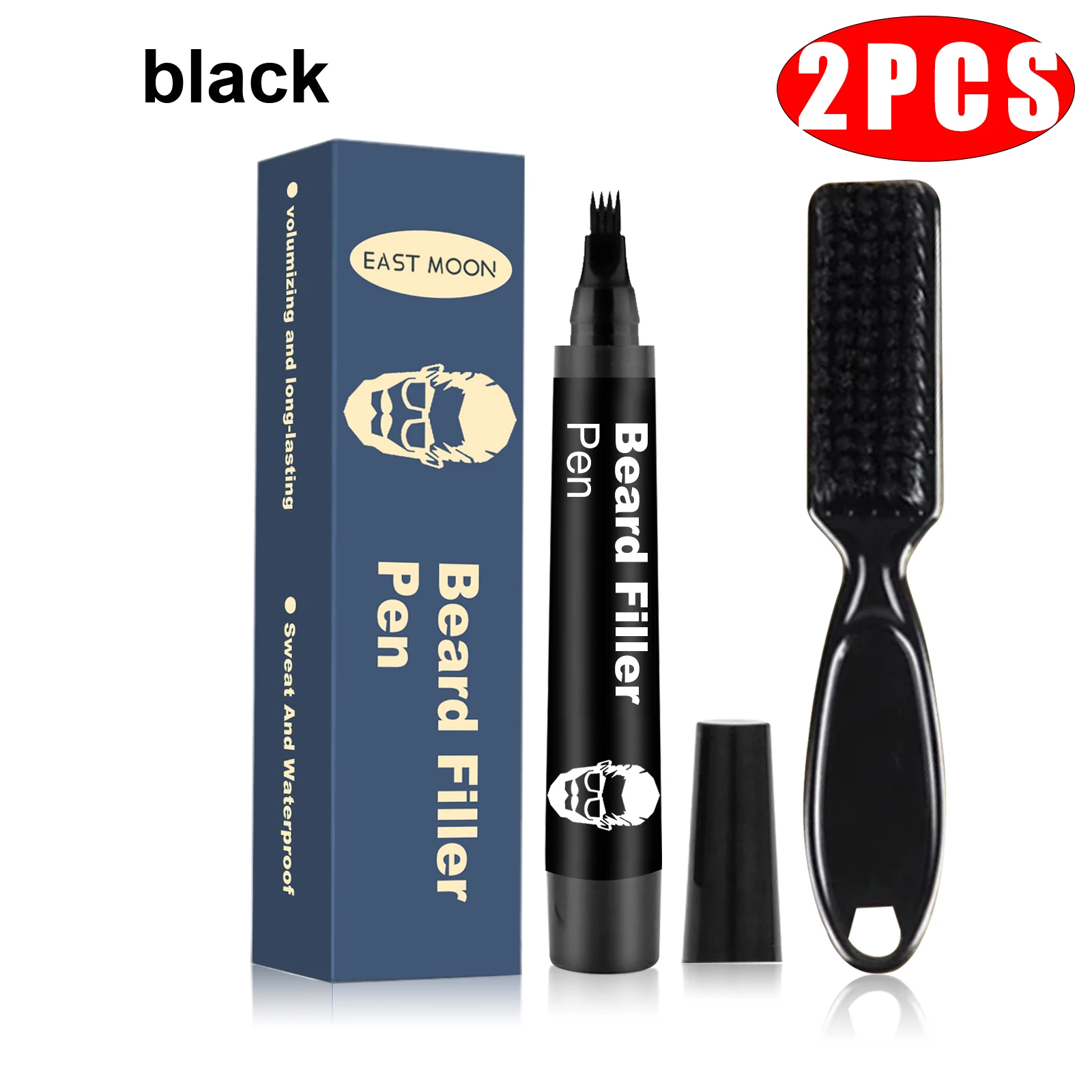 Beard Pen Filler with Brush Kit