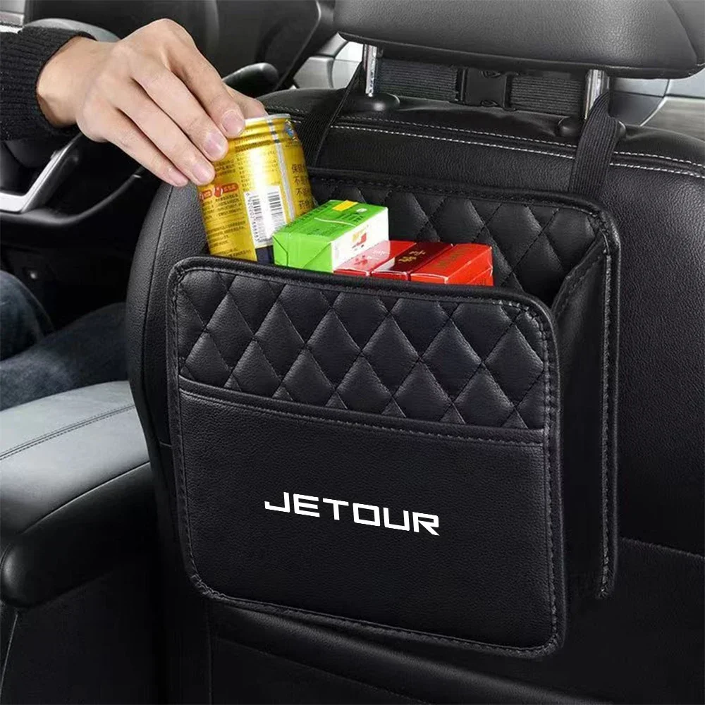 New！ Car Seat Back Storage Soft Capacity Bag Auto Interior Accessories For Chery Jetour X70 X70SM X90 X95 DASHING i-DM T2 T3