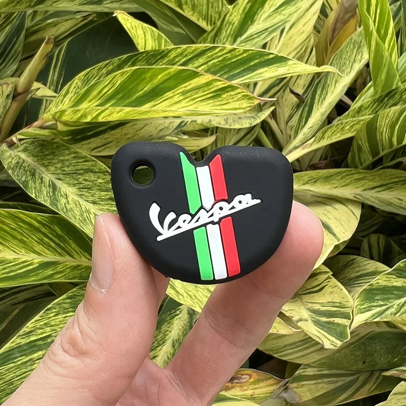 Silicone Key Case Cover For Vespa Enrico Piaggio GTS300 LX150 Fly 125 3vte Gts 200 Motorcycle Keys Holder Shell Fob Accessories