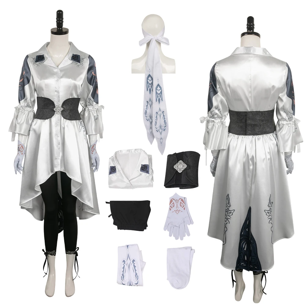 Gioco Tekken 8 Jun Kazama Costume Cosplay abiti fantasia set completi accessori di carnevale di Halloween vestito per ragazze adulte Roleplay