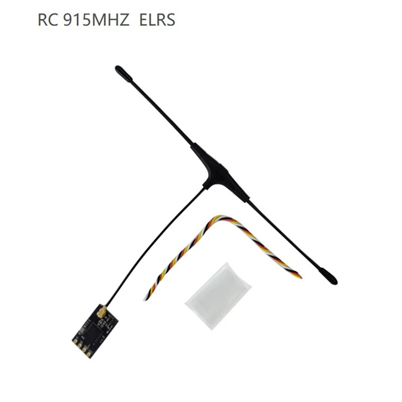 For Aocoda ELRS 915Mhz Receiver 500MW 20Dbm Remote Control Model UAV Receiver CRSF For FPV RC Drone Airplane Black