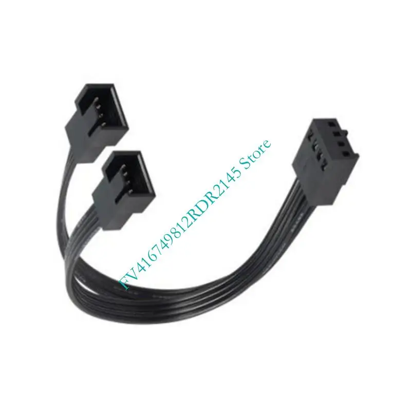 B2EF 12V/4PIN PWM Fantetteri Adattatore Splitter Cavo da 1 2 Cooloni CPU CPU SPLITER PC VENDITÀ PC ESTENZIONE DELLA VENTIFICA