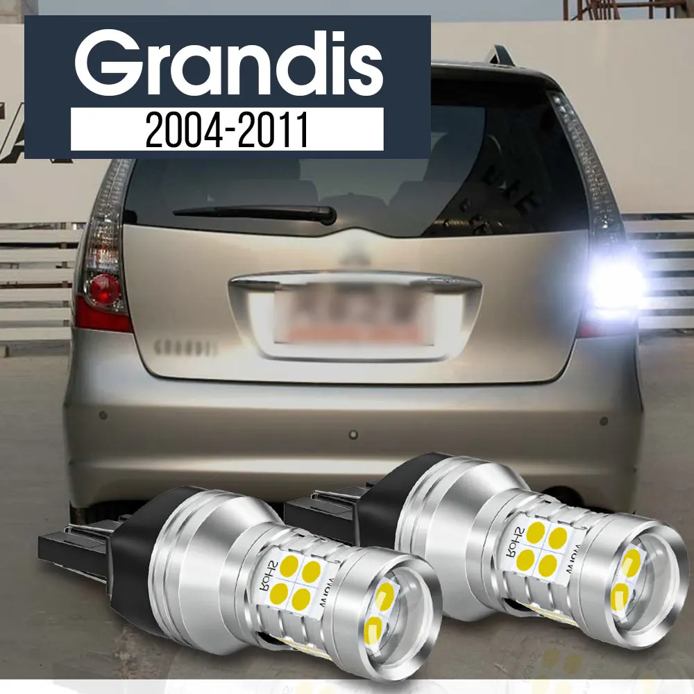 

2pcs LED Backup Light Reverse Lamp Blub Canbus Accessories For Mitsubishi Grandis 2004 2005 2006 2007 2008 2009 2010 2011