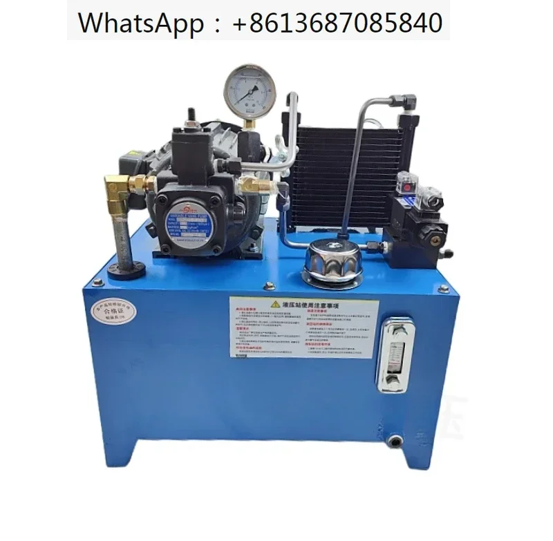 1.5KW Hydraulic Pump Station Oil Cylinder Assembly Power   Pressure   Small System Hydraulic  Lift