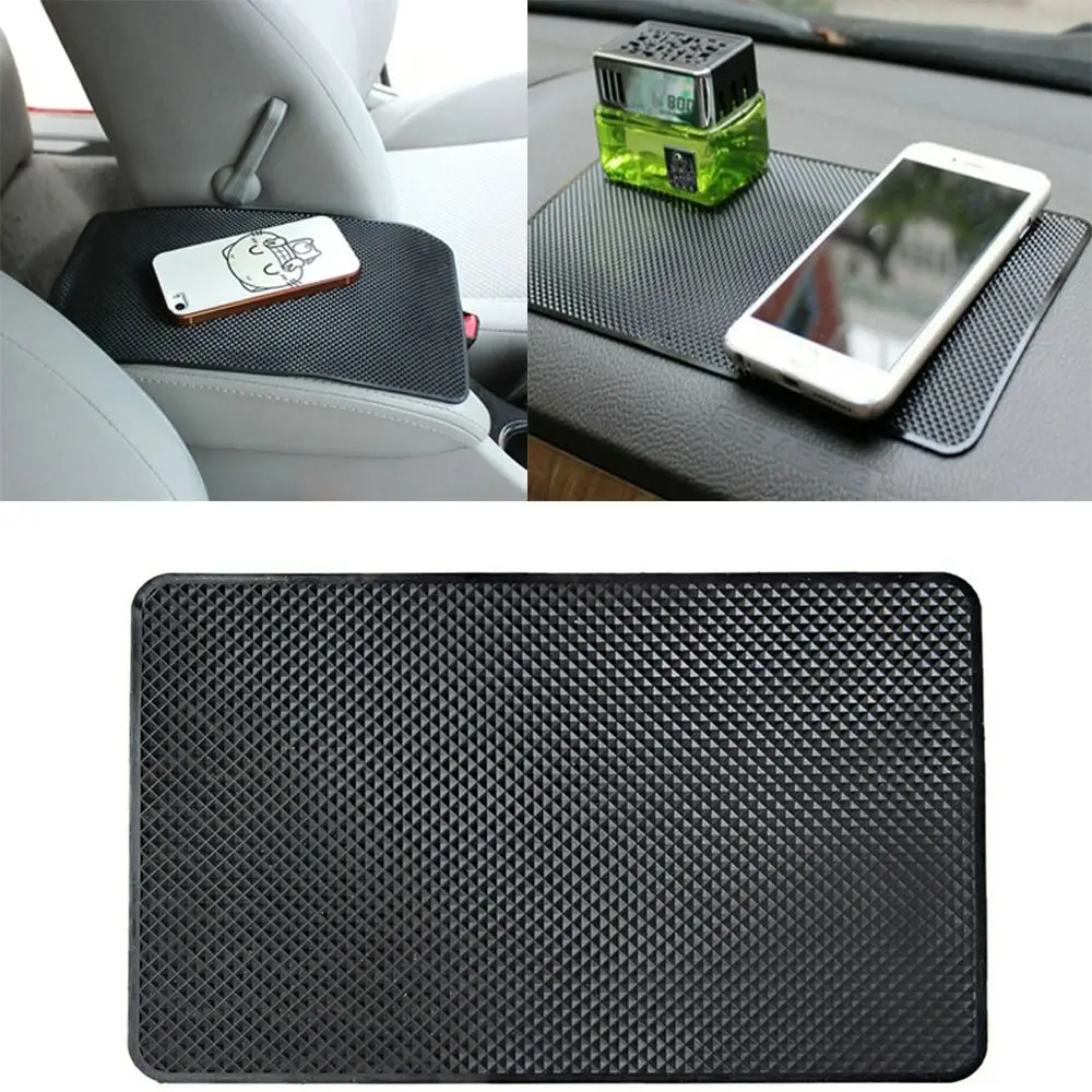 Grand support intérieur antidérapant en caoutchouc pour tableau de bord de voiture, tapis pour téléphone portable, tableau de bord de véhicule