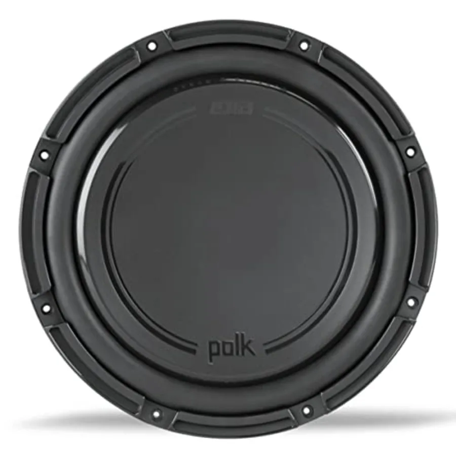 

Marine and car audio subwoofer, polypropylene cone, black, shallow 12-inch DB+ series with dual 4-ohm voice coils and 26Hz-200H