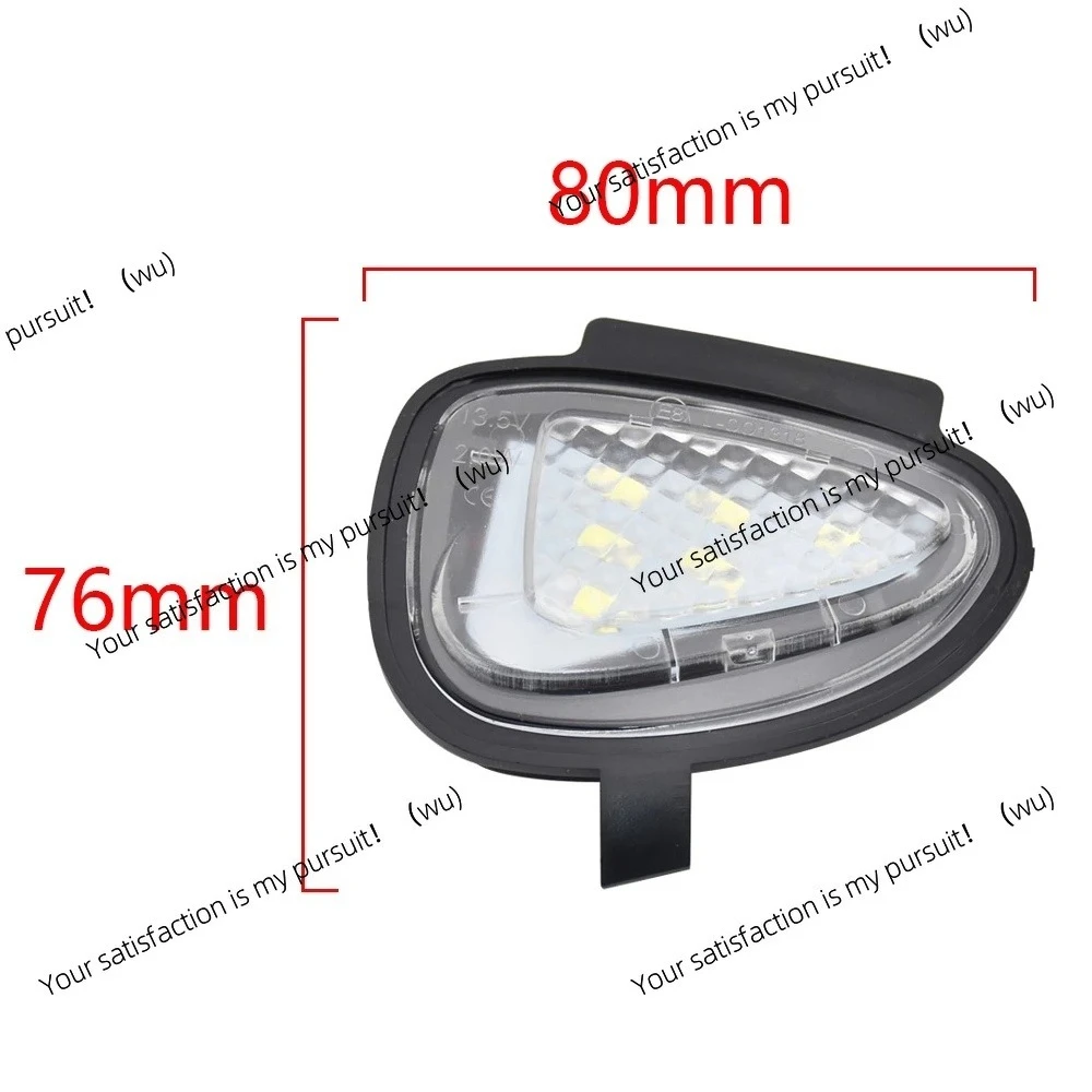 2-Piece LED Side View Mirror Welcome Light for Volkswagen VW Golf 6 MK6 Sedan, Convertible, Wagon and Touan BJ