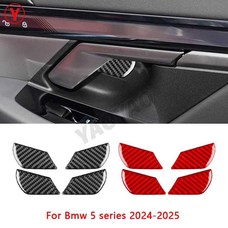 

Carbon Fiber Interior Door Tile Sticker Car Accessories Sticker For BMW 5 Series i5 G60 G68 2024 2025