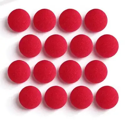 

40pcs Clown Sponge Nose For Halloween Cosplay Party Masquerade Carnival Circus Costume Role Play Decor Accessory