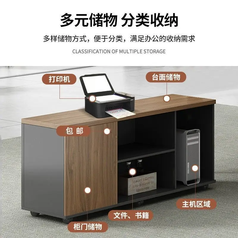 File Cabinet Office Wooden Locked Small Cabin et Mobile Storage Cabine t Drawer Cabi net With Wheel Table Under Locker Low