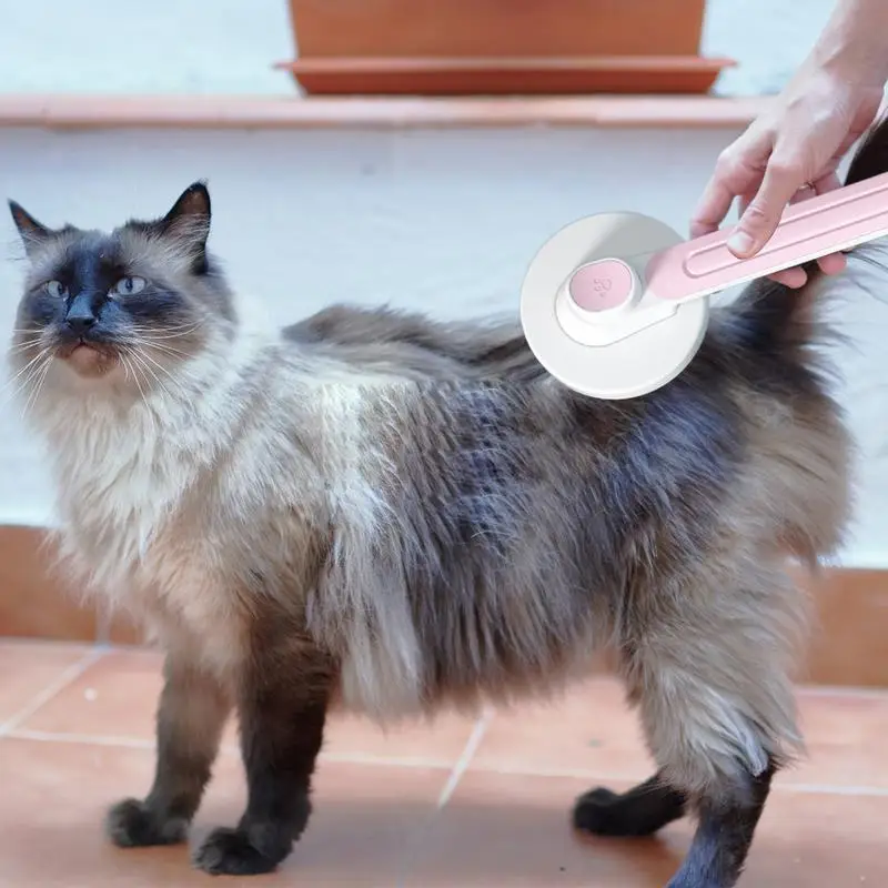 Cat Combs Pet Grooming Needle Brush Magic Massage Comb For Dog Cleaning Care Pet With Release Button Hair Brush Supplies