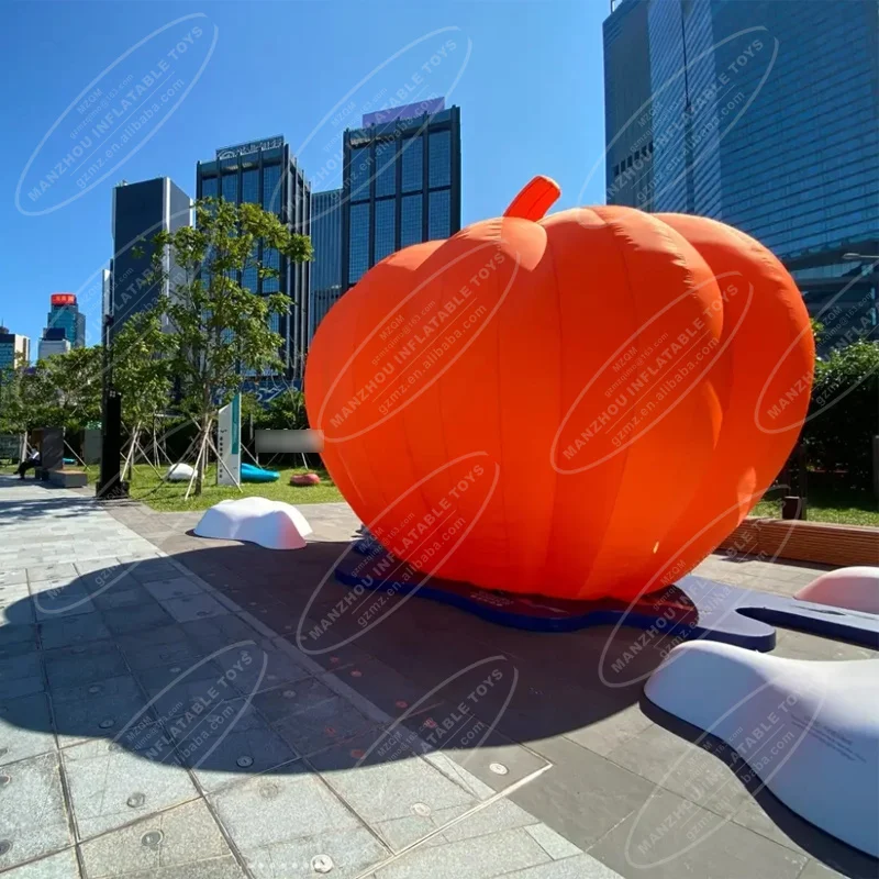 Outdoor Halloween Pumpkin Inflatable Model Halloween Decoration For Holiday Atmosphere Decor