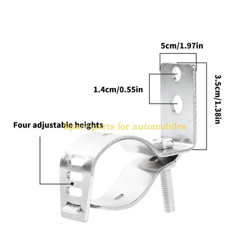 H58F دراجة المقود تمديد دراجة جبل قوس لمسافات طويلة السفر معدات الدرجات النارية يعزز ركوب الراحة والسلامة #6