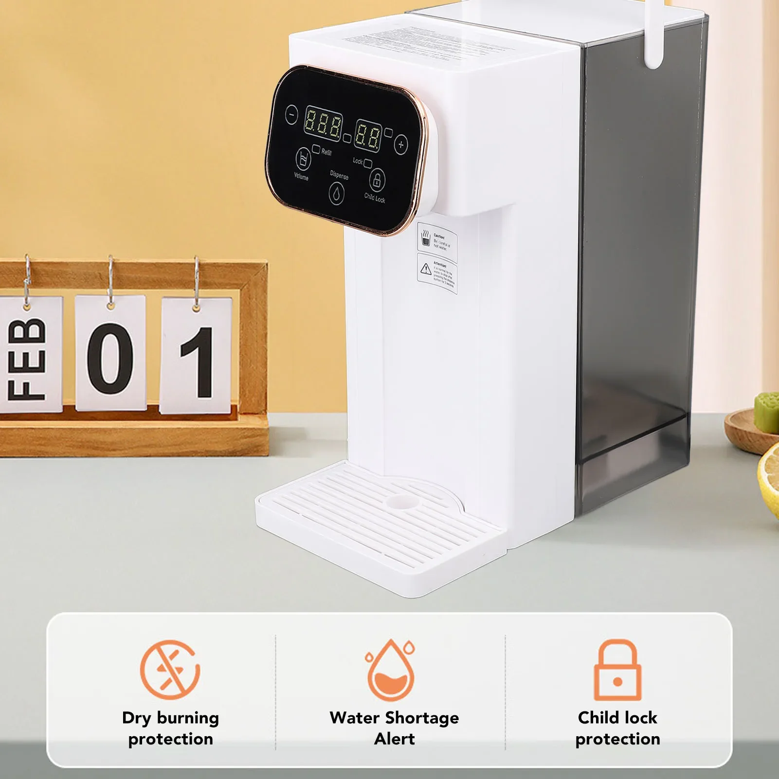 Instant Heetwaterdispenser Waterkoker Kop Boiler Fles Drinkwater Thermische Isolatie Verwarming Babymelkverwarmer Theepot