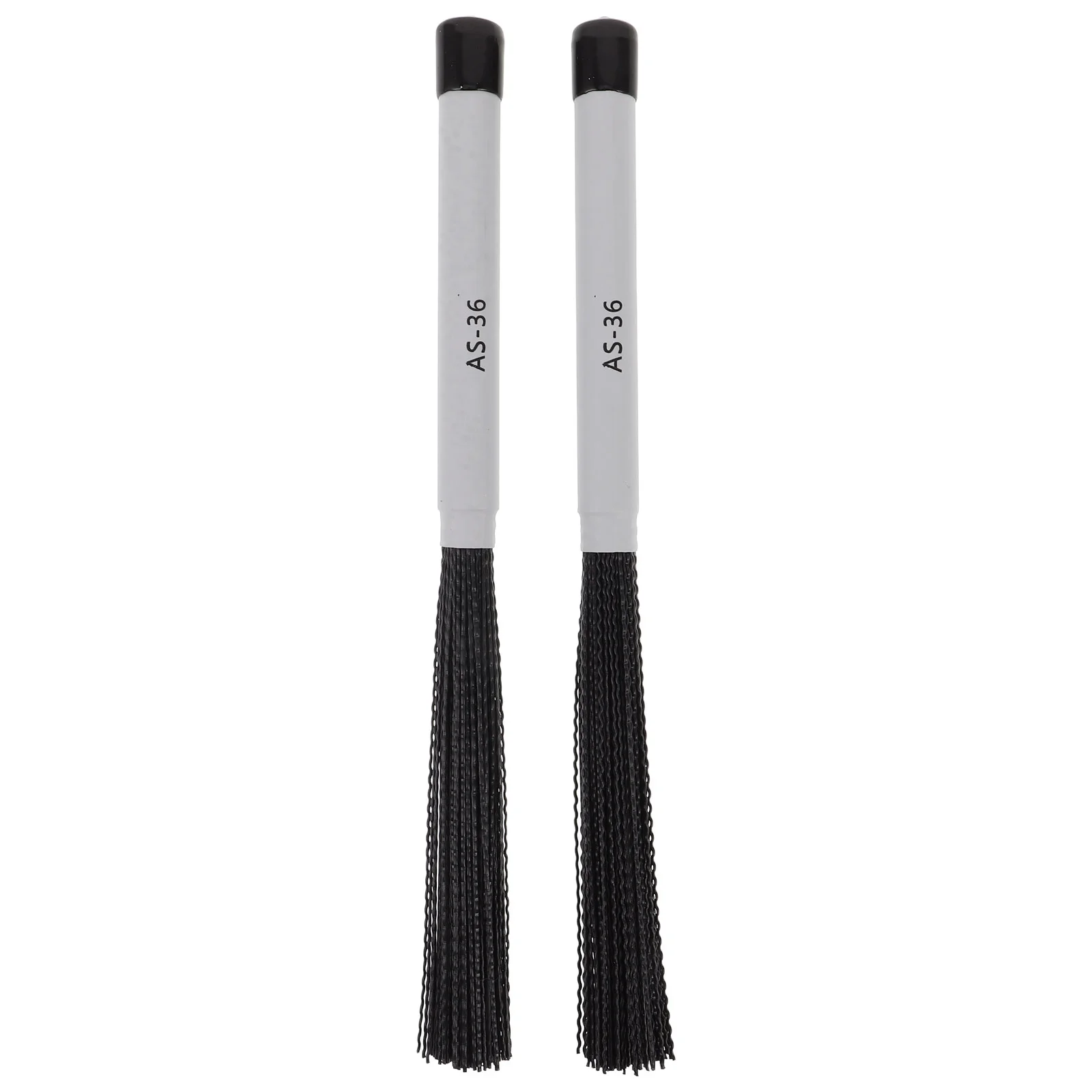 

Brush Nylon Drum Sticks Accessories Convenient Black Pad Kit Instrument Accessory