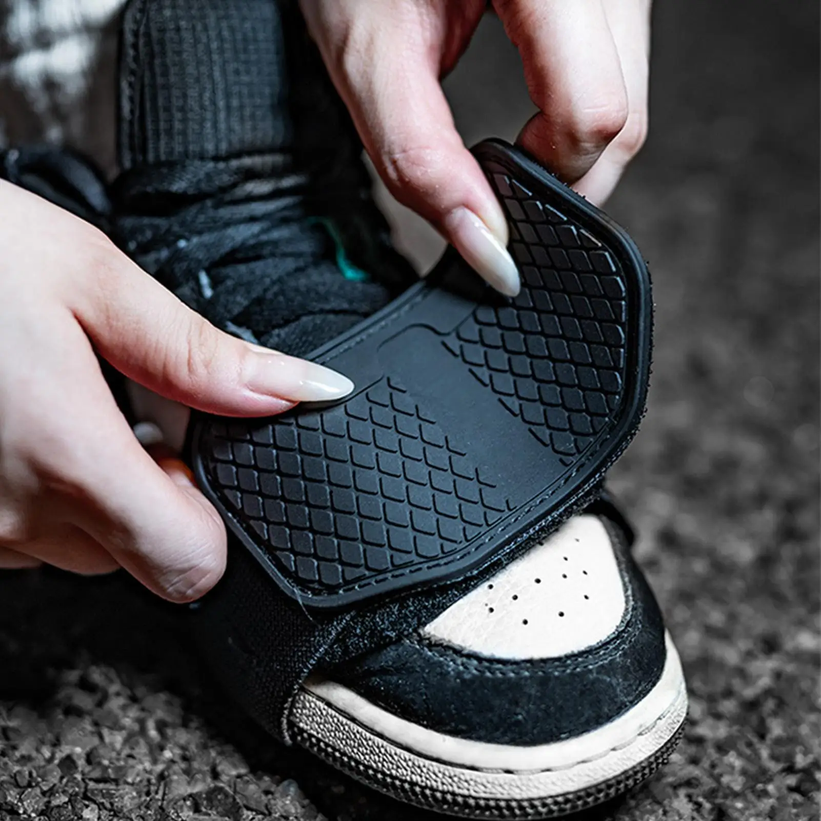 Motorcycle Shoe Protector Secure Soft Non-Slip Adjustable Protective Motorbike Gear Shift Cover Shoe Protector for Adults Lovers