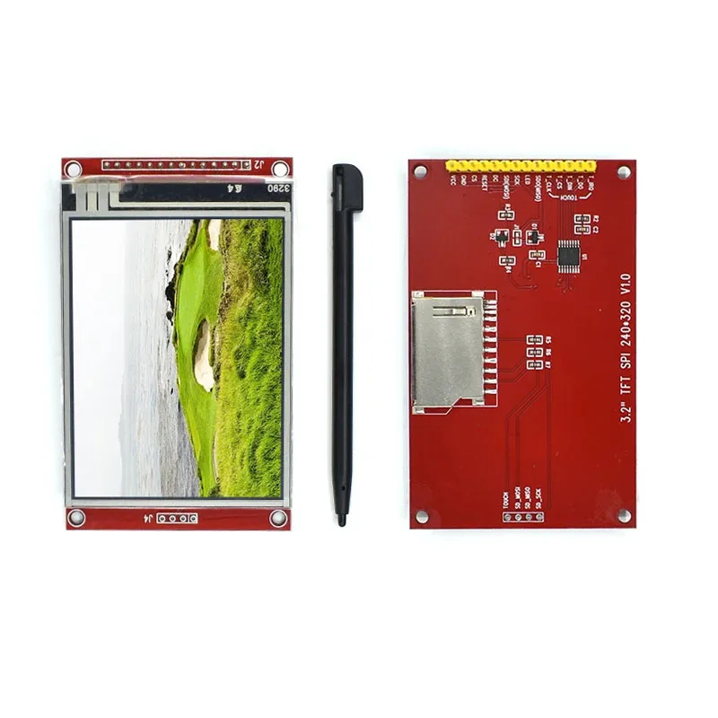 Imagem -02 - Spi Serial Tft Lcd Module Display Screen com Painel de Toque Driver ic Ili9341 para Mcu 3.2 320x240