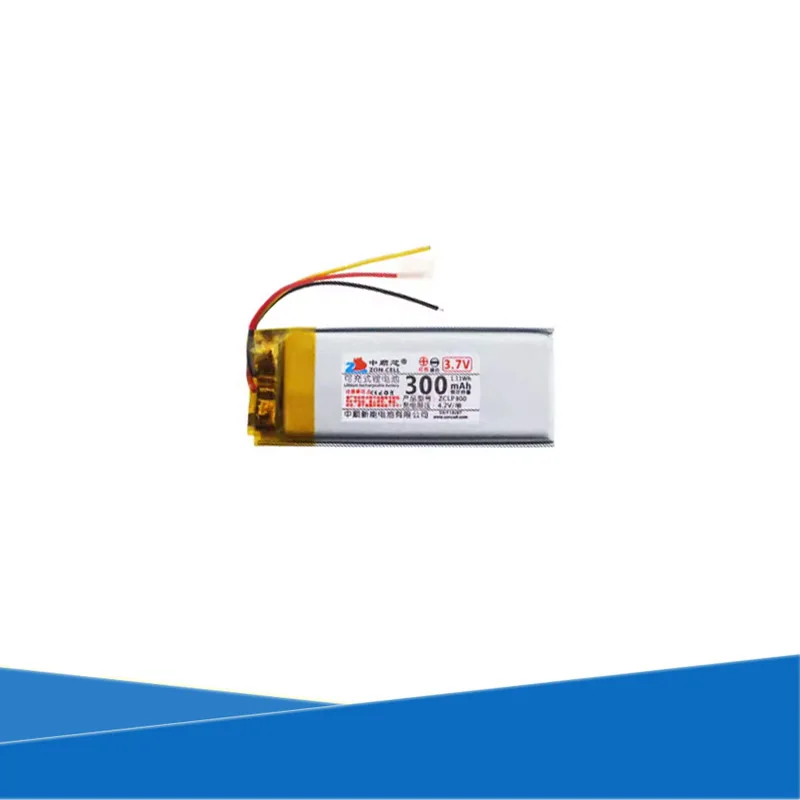 Original Replaces 300mAh 302050 NTC CM302050 Battery For Philips VTR5180 Badge Style Recording Pen