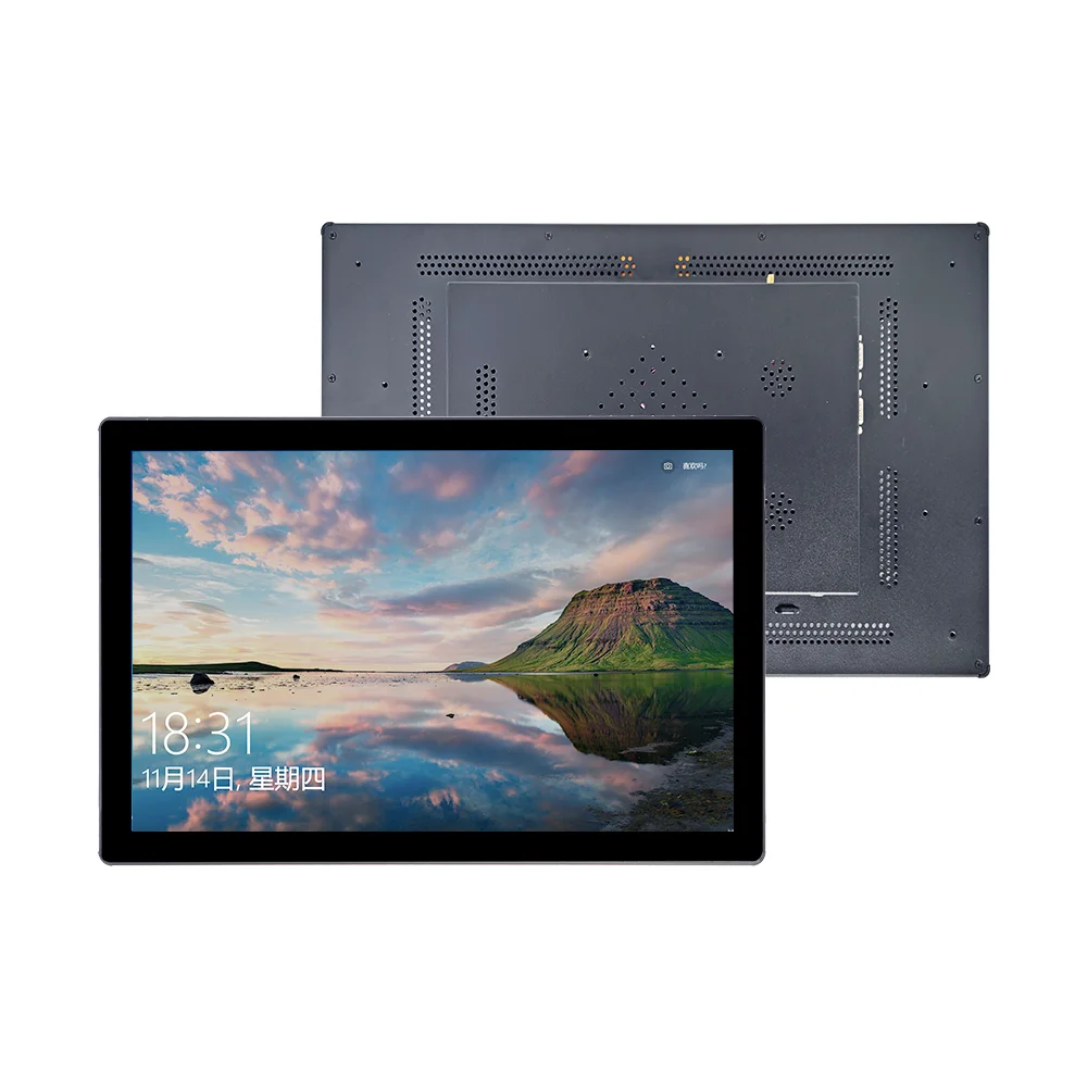 15.6 Inch Industrial Industrial Lcd Capacitive Touch Computer 7x24 Continuous Operation Non Air Gap Touch Screen