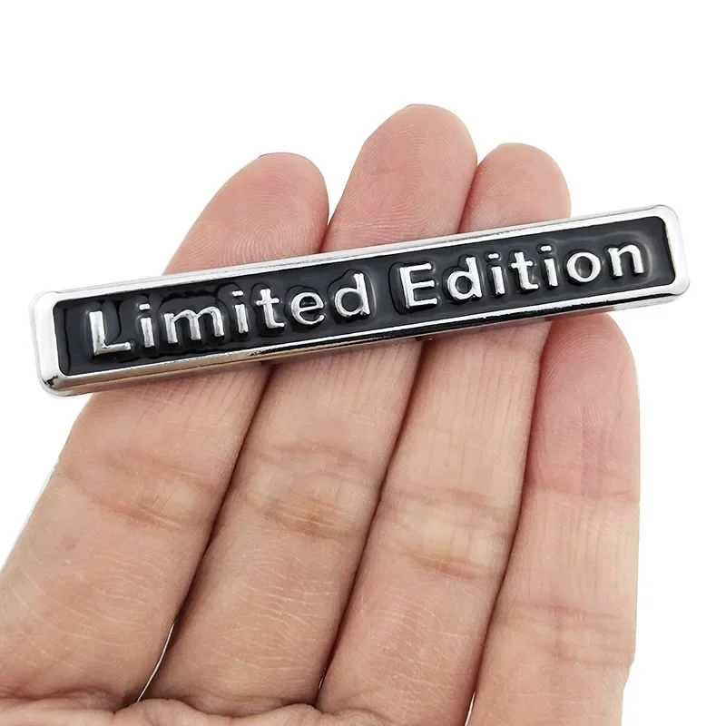 Adesivo per auto in metallo 3D in edizione limitata per auto, decalcomania per adesivi per moto, emblema cromato per Audi Honda Kawasaki HARLEY YAMAHA