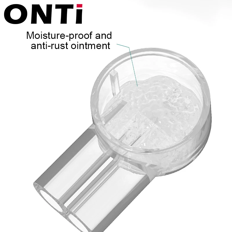 OMAY K1 K2 K3 موصل تجعيد اتصال RJ45 RJ11 مقاوم للماء الأسلاك إيثرنت الهاتف كابل الحبل محطات الشبكة 500/1000 قطعة