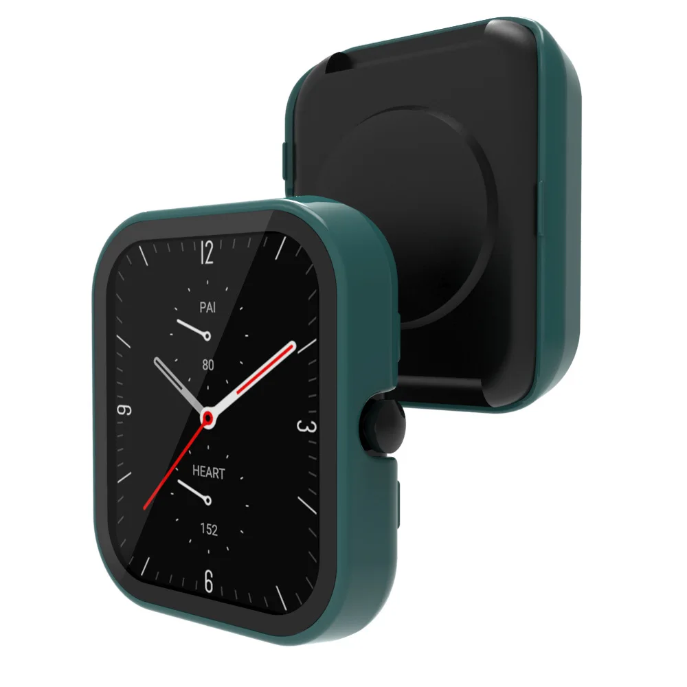 Hard PC + กระจกนิรภัยสำหรับ Xiaomi Amazfit Bip 3 Pro ความคุ้มครองเต็มรูปแบบป้องกันสำหรับ Amazfit Bip3หน้าจอ Protector