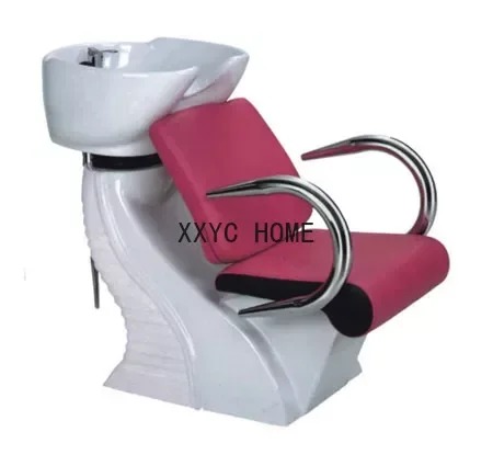 shampoo chair backwash unit / shampoo bowl and chair hair  furniture  gold shampoo chair