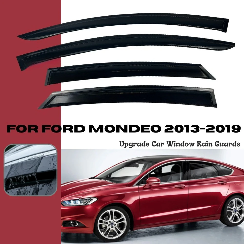 For Ford Mondeo 2013-2019 Car Window Rain Cover Car Windows Visor For Ford Mondeo 2013-2019 Sun Visor Rain Side Window Deflector
