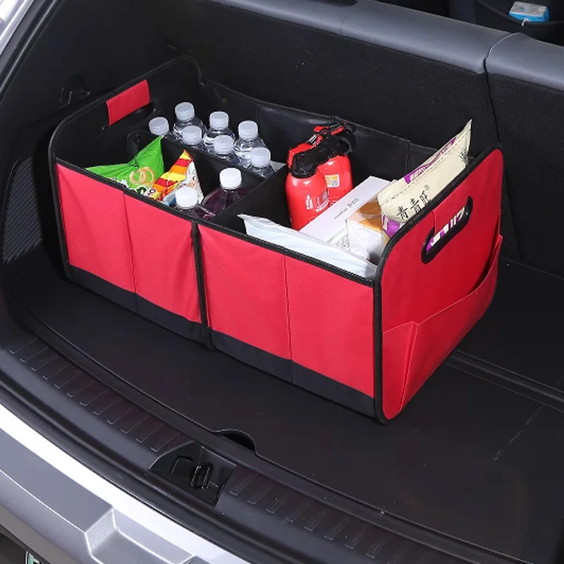 

Car organizer trunk storage box Oxford cloth material storage box large capacity foldable