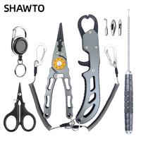 Shawto Fishing Pliers And Grip Anti Corrosion Aeronautical Aluminum Stainless Steel Multifunctional Tool Accessories