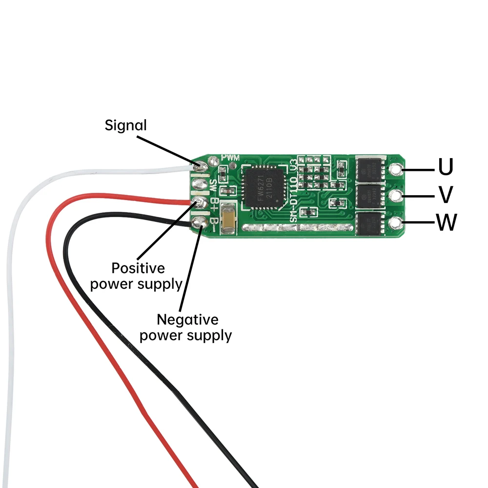 2S 7-15A Miniature Brushless Motor Driver Board Aeromodelling Brushless Electric Regulator Motor Driver 3-wire Module no BEC