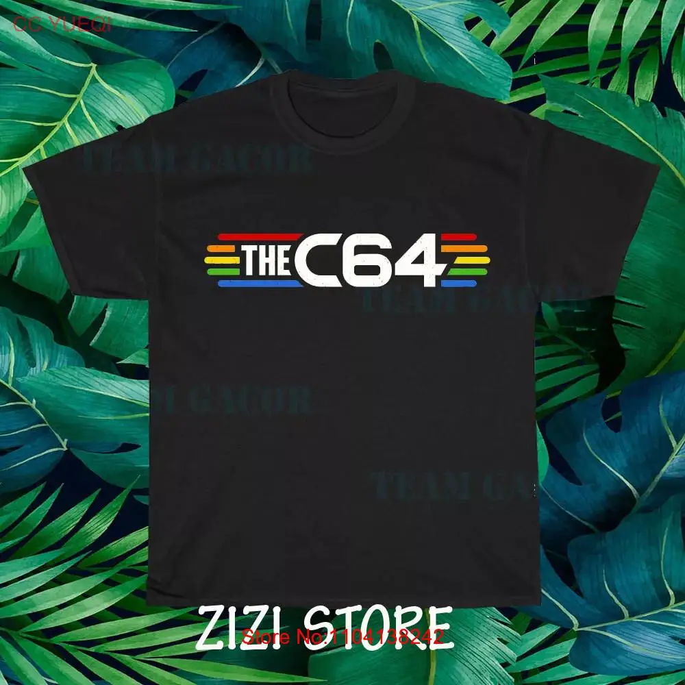 

New The Commodore 64 C64 Retro logo T-Shirt Funny Size S to 5XL