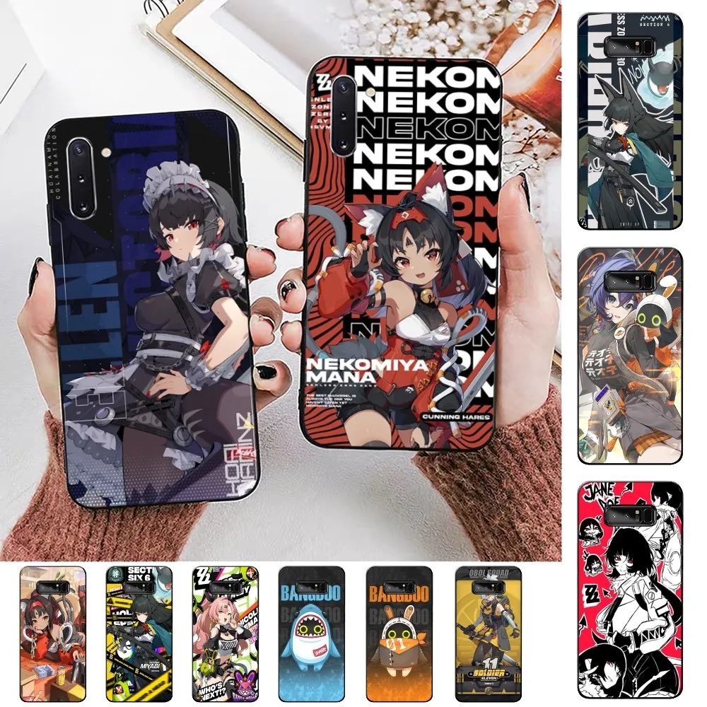 Z-Zenless Z-Zone Z-Zero ZZZ Nicole Billy Phone Case For Samsung Note 9 10 20 Pro Plus Lite M 10 11 20 30 21 31 51 A 21 22 42 02