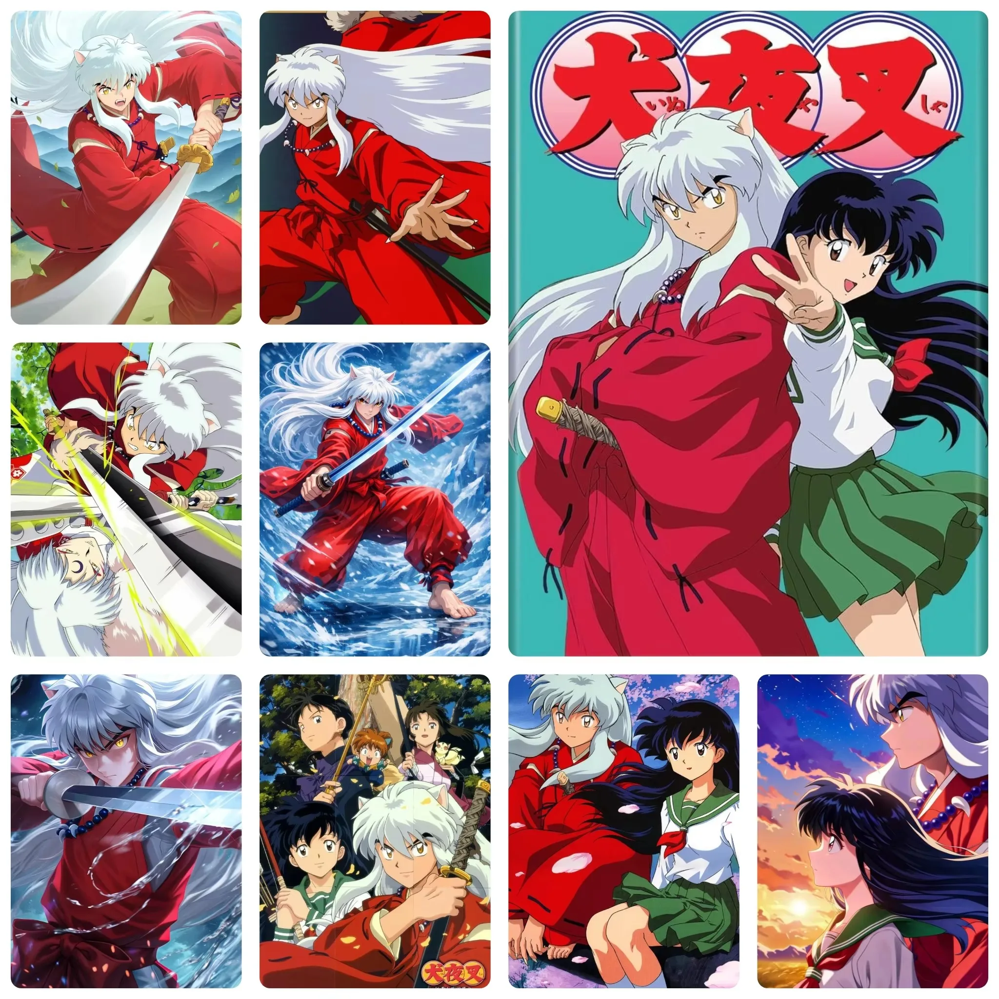 DIY Inuyasha White‑haired Half‑Demon Anime Character Jigsaw Puzzles 500/1000/1200/2000PCS Handmade Art Exquisite Home Decor Gift