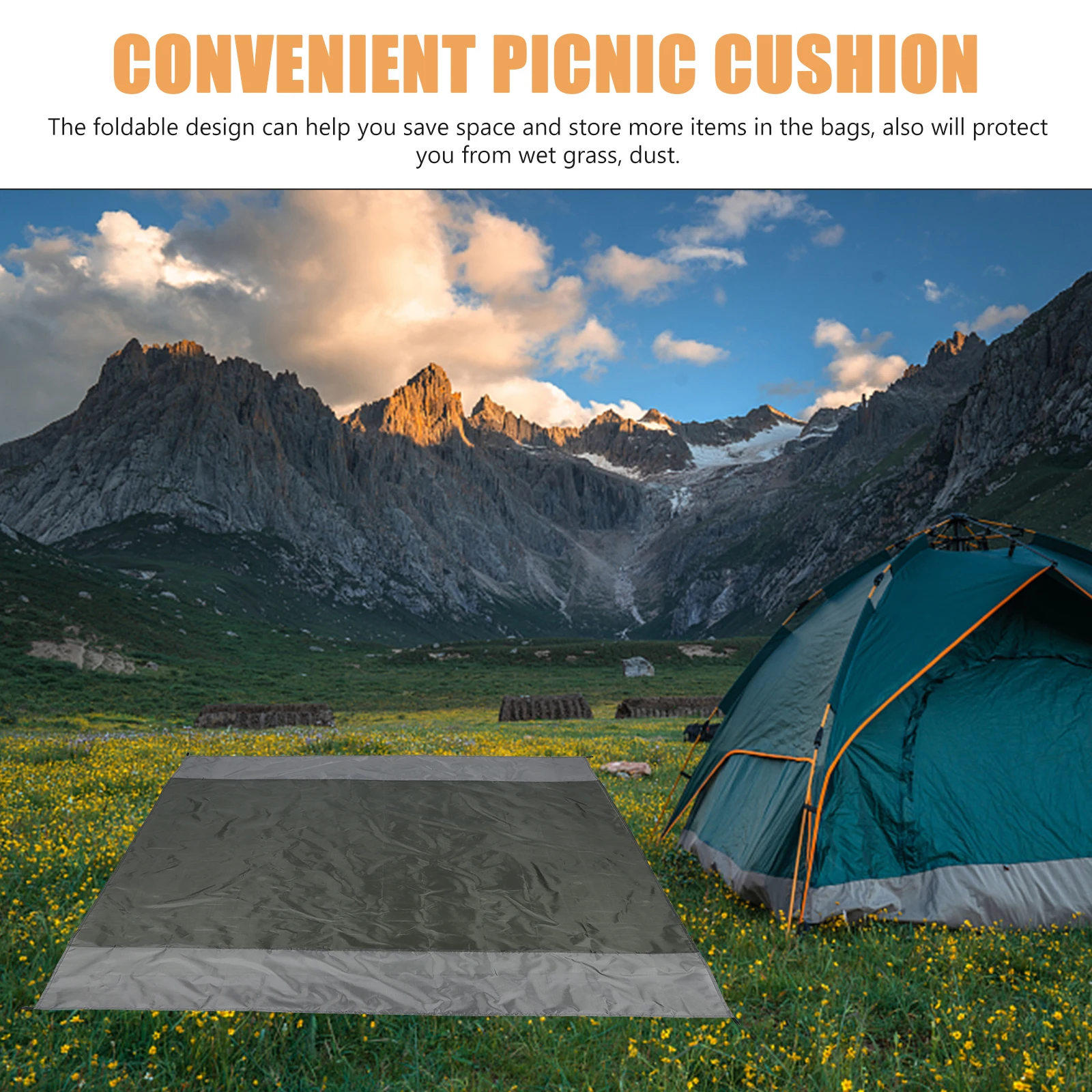 

1Set Waterproof Picnic Mat Foldable Outdoor Camping Blanket Large Beach Mat Portable Comfortable Outdoor Blanket