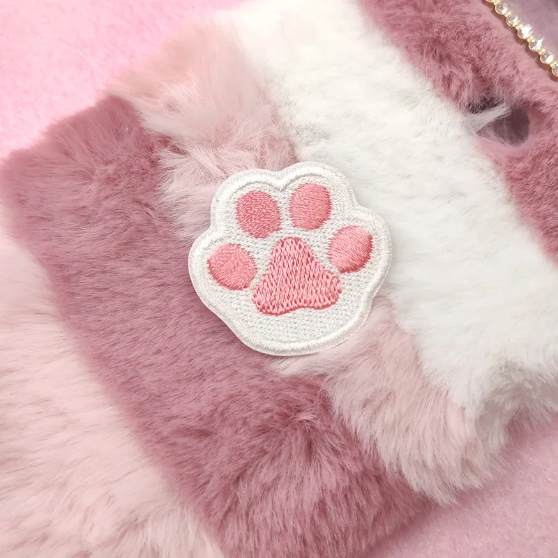 Cute Cartoon Dog Paw Embroidery Iron on Patches for Clothes Hand Account  Protective Shell Decoration Self-adhesive  Appliques