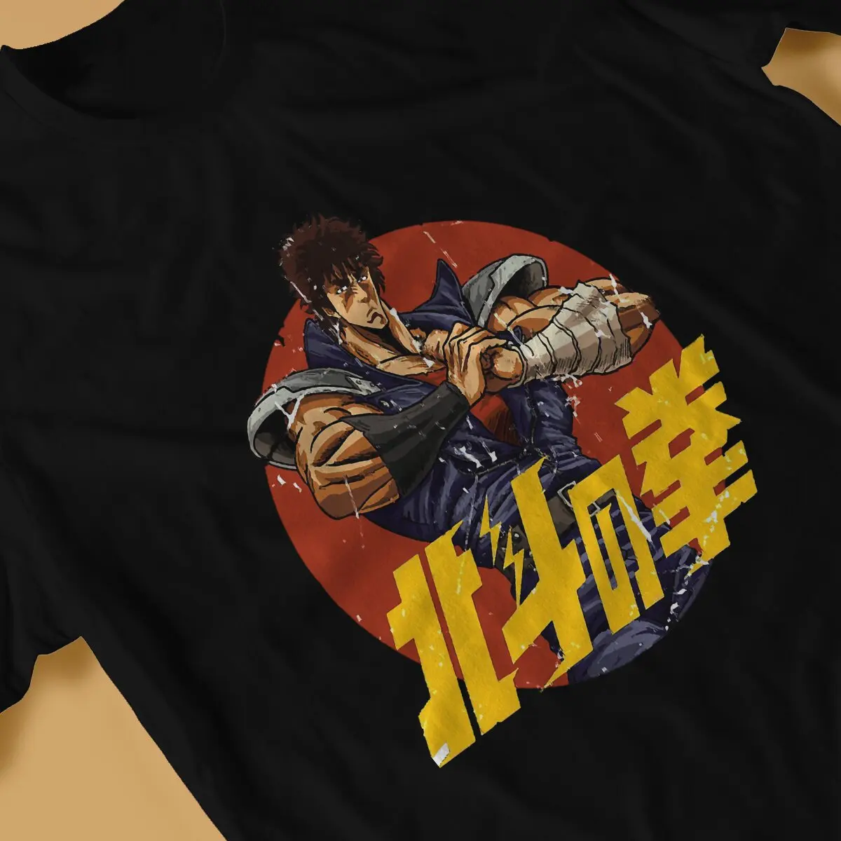 HOKUTO NO KEN Fist of North Star T Shirt Fashion Crewneck TShirt Polyester Short Sleeve